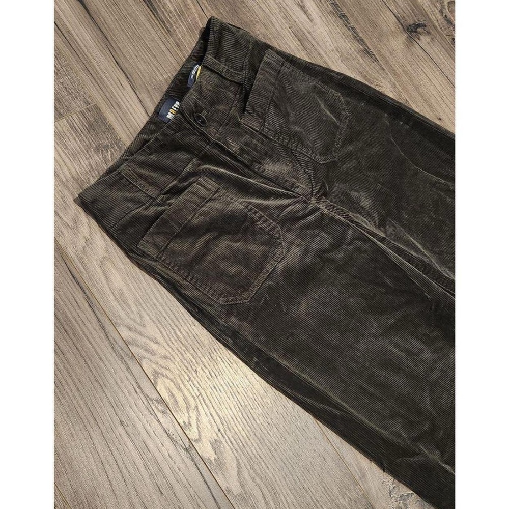 Anthropologie Maeve Colette Moss Green Corduroy Pants - Picture 6 of 6